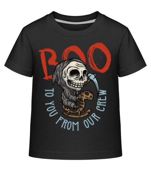 Boo - Detské Shirtinator tričko - Čierna - Predné