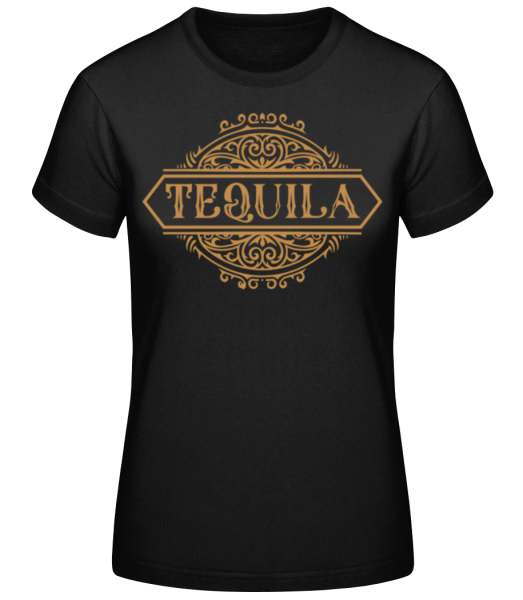 Tequila - Dámske basic tričko - Čierna - Predné