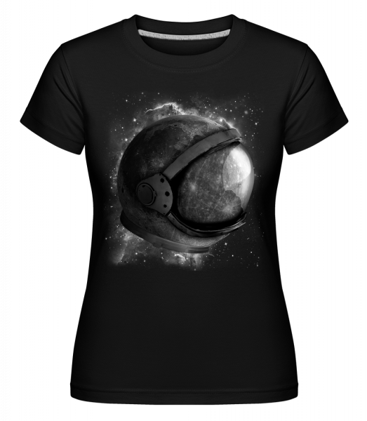 Astronaut'Helmet -  Shirtinator tričko pre dámy - Čierna1 - Predné