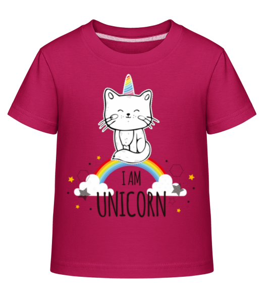 I Am Unicorn - Detské Shirtinator tričko - Magenta - Predné