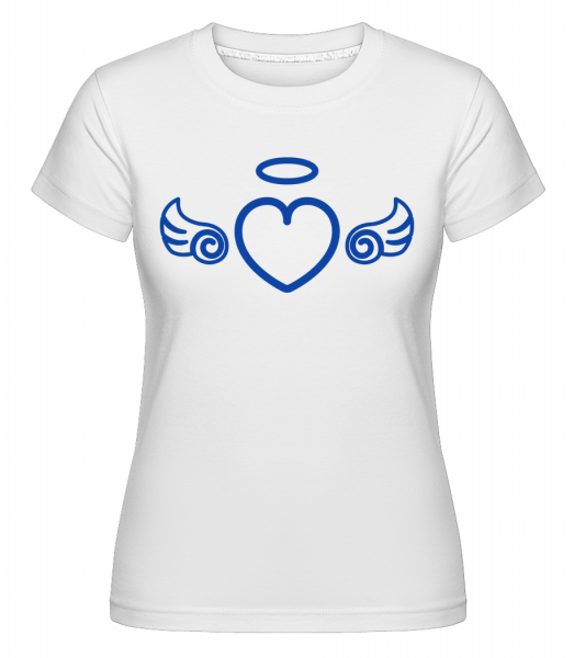 Angel Heart -  Shirtinator tričko pre dámy - Biela - Predné