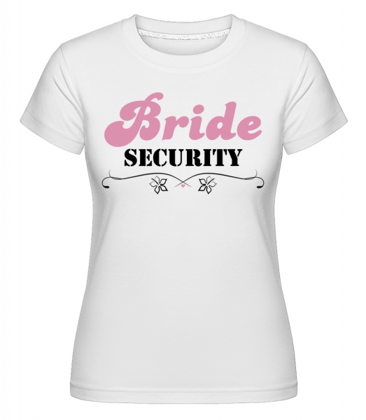 nevesta Security -  Shirtinator tričko pre dámy - Biela - Predné