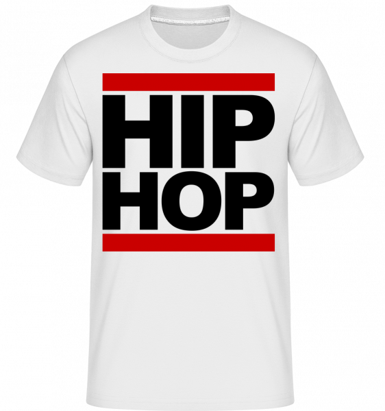 Hip Hop Logo -  Shirtinator tričko pre pánov - Biela - Predné