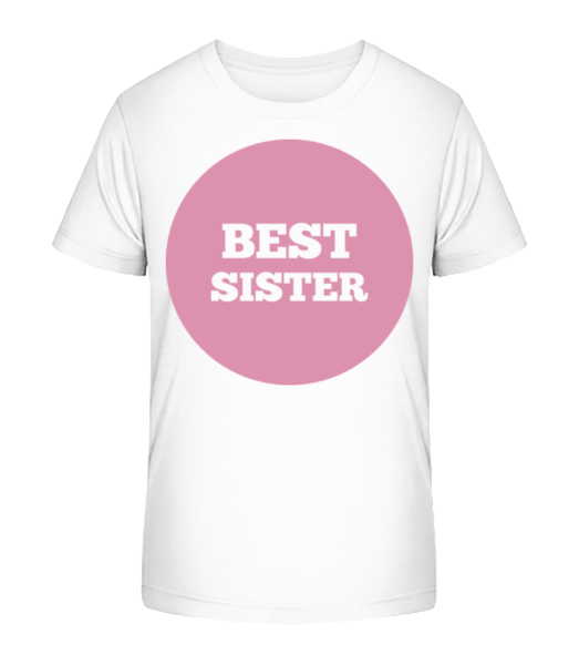 best Sestra - Detské bio tričko Stanley Stella - Biela - Predné