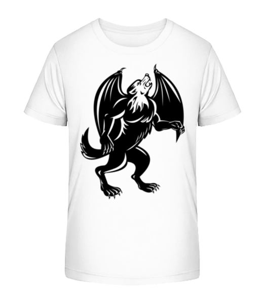 Gothic monštrum Black - Detské bio tričko Stanley Stella - Biela - Predné