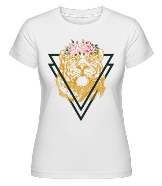 Boho Lioness -  Shirtinator tričko pre dámy - Biela - Predné