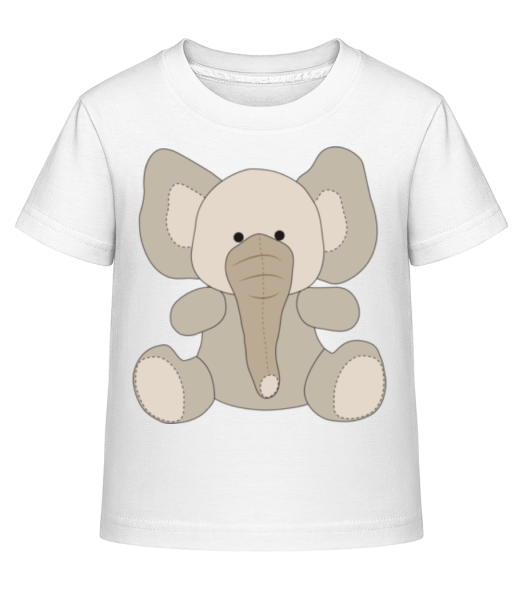 Detská Comic - Elephant - Detské Shirtinator tričko - Biela - Predné