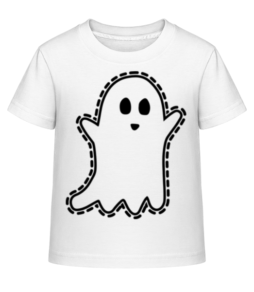 duch - Detské Shirtinator tričko - Biela - Predné