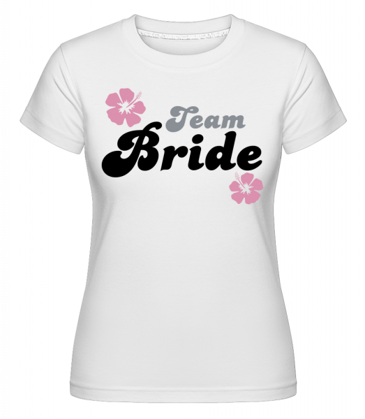 tím Bride -  Shirtinator tričko pre dámy - Biela - Predné