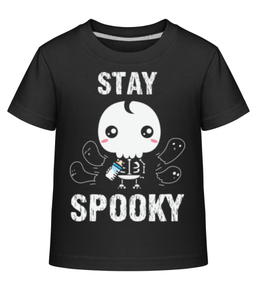 Stay Spooky 1 - Detské Shirtinator tričko - Čierna - Predné