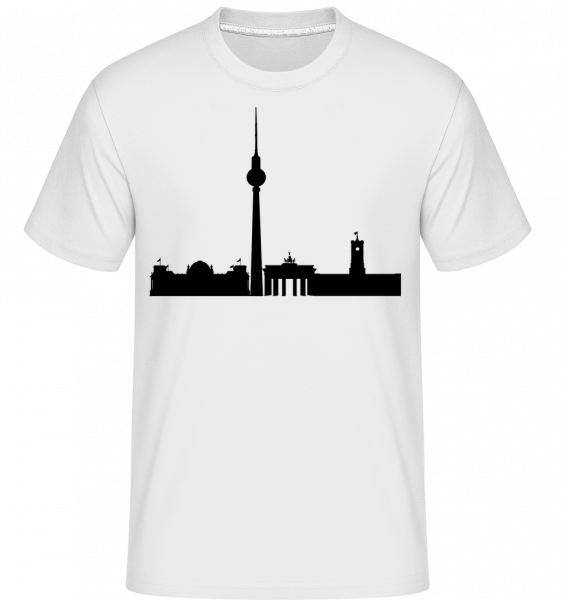 Berlin Germany -  Shirtinator tričko pre pánov - Biela - Predné
