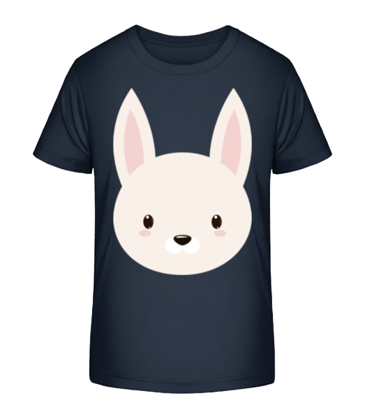 Bunny Comic - Detské bio tričko Stanley Stella - Namornícka modrá - Predné