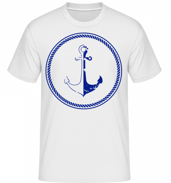 Anchor Symbol -  Shirtinator tričko pre pánov - Biela - Predné