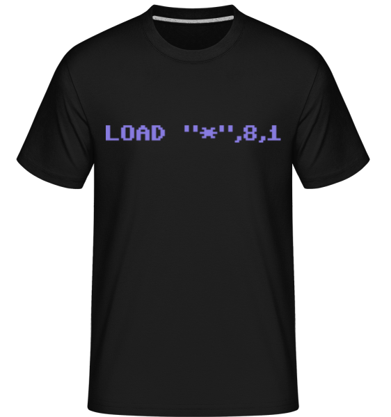 Load 8 1 C64 -  Shirtinator tričko pre pánov - Čierna - Predné