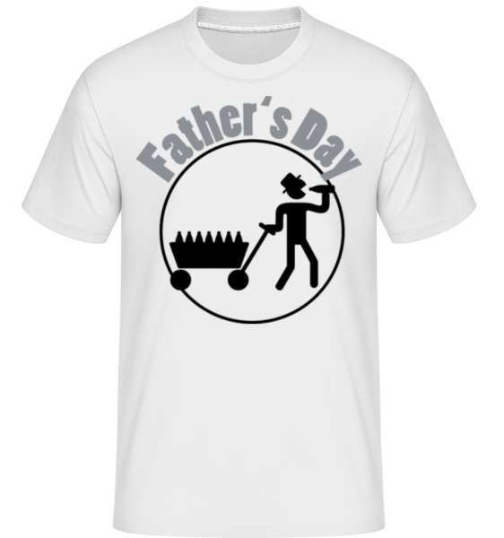 Father's Day Icon -  Shirtinator tričko pre pánov - Biela - Predné