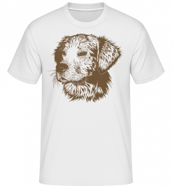Malý pes -  Shirtinator tričko pre pánov - Biela - Predné