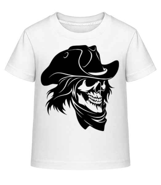 Pirate Skull - Detské Shirtinator tričko - Biela - Predné