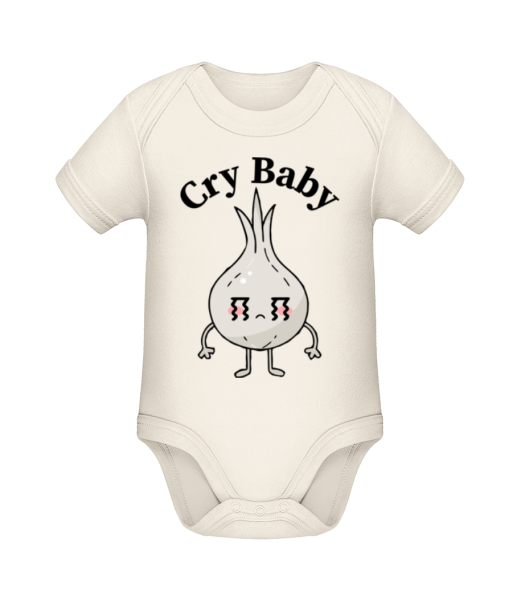 Cry Baby Onion - Bio body pre deti - Krémová - Predné