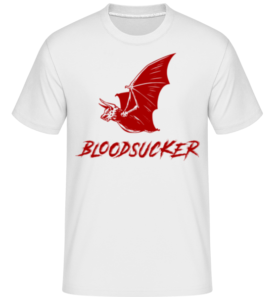 Bloodsucker -  Shirtinator tričko pre pánov - Biela - Predné