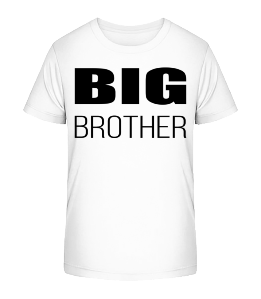 Big Brother - Detské bio tričko Stanley Stella - Biela - Predné