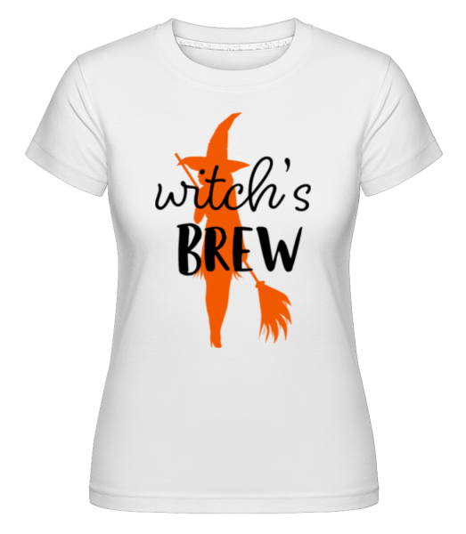 Witch's Brew -  Shirtinator tričko pre dámy - Biela - Predné