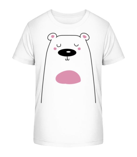 Cute Bear - Detské bio tričko Stanley Stella - Biela - Predné