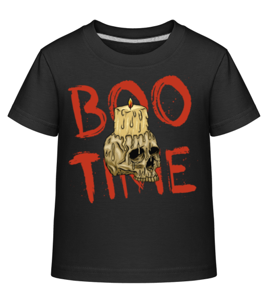 Boo Time - Detské Shirtinator tričko - Čierna - Predné