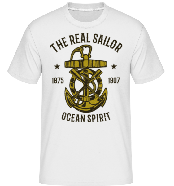 Ocean Spirit -  Shirtinator tričko pre pánov - Biela - Predné