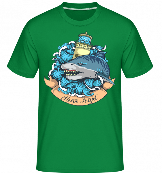 Tiger Shark -  Shirtinator tričko pre pánov - Irish green - Predné