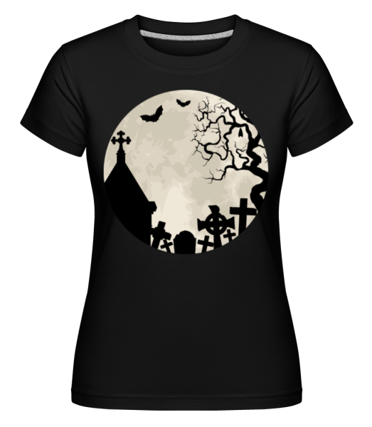 Gothic Príroda Black -  Shirtinator tričko pre dámy - Čierna - Predné