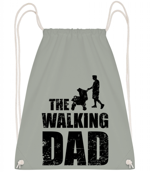 The Walking Dad - Drawstring batoh so šnúrkami - Antracit - Predné