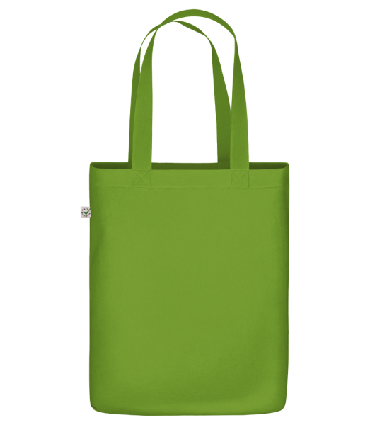 Organická taška - Olivová - Predné