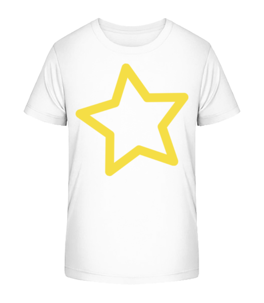 Star - Detské bio tričko Stanley Stella - Biela - Predné