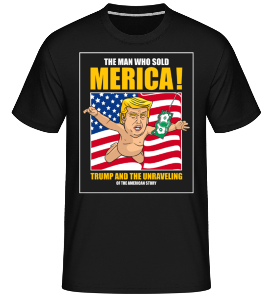 Trump Nirvana -  Shirtinator tričko pre pánov - Čierna - Predné