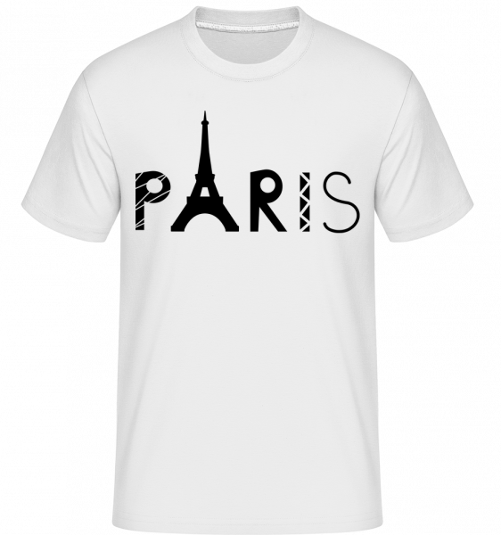 Paris France -  Shirtinator tričko pre pánov - Biela - Predné