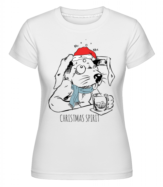 Duch Vianoc -  Shirtinator tričko pre dámy - Biela - Predné