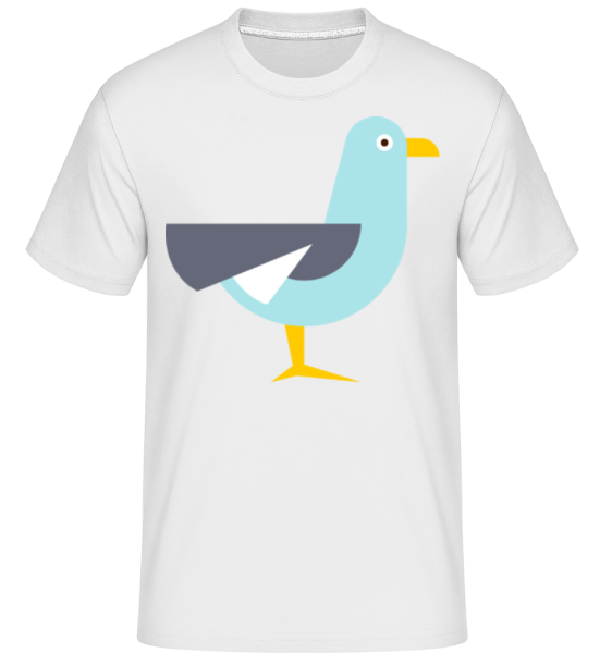 pigeon Comic -  Shirtinator tričko pre pánov - Biela - Predné