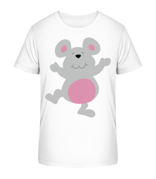 Kids Comic - Mouse - Detské bio tričko Stanley Stella - Biela - Predné