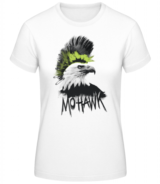 Mohawk - Dámske basic tričko - Biela - Predné