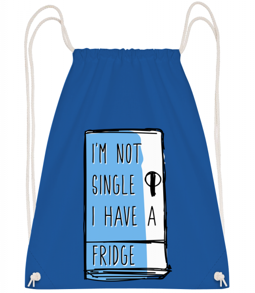 I Have A Fridge - Drawstring batoh so šnúrkami - Kráľovská modrá - Predné