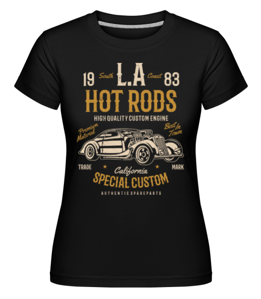 LA Hot Rods -  Shirtinator tričko pre dámy - Čierna - Predné