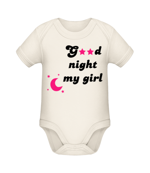 Good Night My Girl - Bio body pre deti - Krémová - Predné