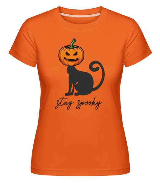 Stay Spooky -  Shirtinator tričko pre dámy - Oranžová - Predné