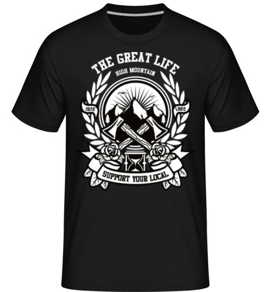 Axe -  Shirtinator tričko pre pánov - Čierna - Predné