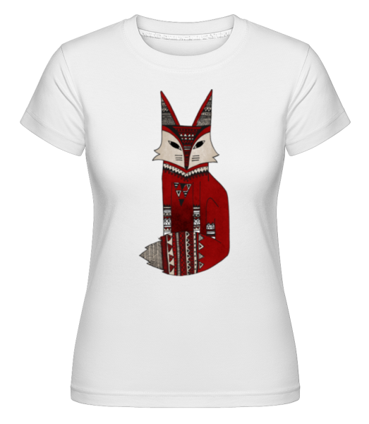 Egyptian Fox -  Shirtinator tričko pre dámy - Biela - Predné