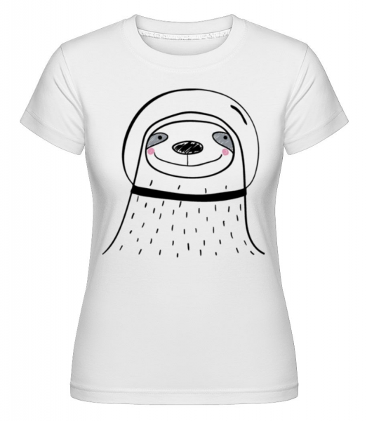 space Faultier -  Shirtinator tričko pre dámy - Biela - Predné