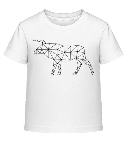 polygón Bull - Detské Shirtinator tričko - Biela - Predné