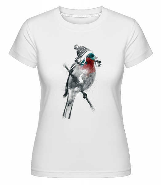 Christms Bird -  Shirtinator tričko pre dámy - Biela - Predné