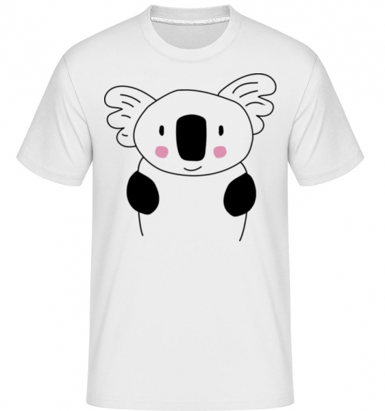 Cute Koala -  Shirtinator tričko pre pánov - Biela - Predné