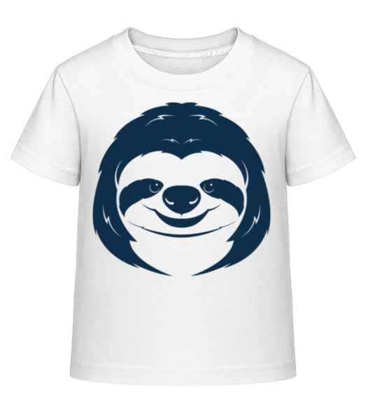 Cute Sloth Face - Detské Shirtinator tričko - Biela - Predné